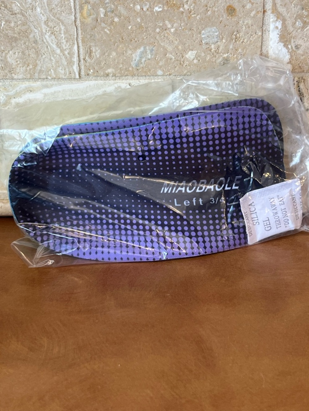 Miaobaole Insert; Purple 3/4 Insole set ; Size Large; New